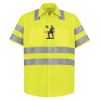 High Visibility Safety Short Sleeve Work Shirt Thumbnail