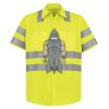 High Visibility Safety Short Sleeve Work Shirt Thumbnail