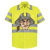 High Visibility Safety Short Sleeve Work Shirt Thumbnail