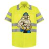 High Visibility Safety Short Sleeve Work Shirt Thumbnail