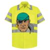 High Visibility Safety Short Sleeve Work Shirt Thumbnail