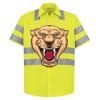 High Visibility Safety Short Sleeve Work Shirt Thumbnail