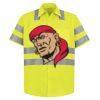 High Visibility Safety Short Sleeve Work Shirt Thumbnail