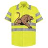 High Visibility Safety Short Sleeve Work Shirt Thumbnail