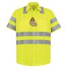 High Visibility Safety Short Sleeve Work Shirt Thumbnail