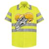 High Visibility Safety Short Sleeve Work Shirt Thumbnail