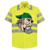 High Visibility Safety Short Sleeve Work Shirt Thumbnail