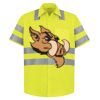 High Visibility Safety Short Sleeve Work Shirt Thumbnail