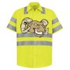 High Visibility Safety Short Sleeve Work Shirt Thumbnail