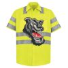 High Visibility Safety Short Sleeve Work Shirt Thumbnail