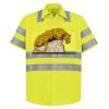 High Visibility Safety Short Sleeve Work Shirt Thumbnail