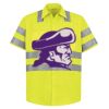 High Visibility Safety Short Sleeve Work Shirt Thumbnail