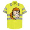 High Visibility Safety Short Sleeve Work Shirt Thumbnail