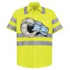 High Visibility Safety Short Sleeve Work Shirt Thumbnail