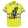 High Visibility Safety Short Sleeve Work Shirt Thumbnail