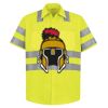 High Visibility Safety Short Sleeve Work Shirt Thumbnail