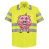 High Visibility Safety Short Sleeve Work Shirt Thumbnail