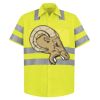 High Visibility Safety Short Sleeve Work Shirt Thumbnail