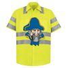 High Visibility Safety Short Sleeve Work Shirt Thumbnail