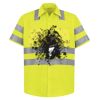 High Visibility Safety Short Sleeve Work Shirt Thumbnail