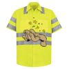 High Visibility Safety Short Sleeve Work Shirt Thumbnail