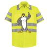 High Visibility Safety Short Sleeve Work Shirt Thumbnail