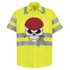 High Visibility Safety Short Sleeve Work Shirt Thumbnail