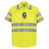 High Visibility Safety Short Sleeve Work Shirt Thumbnail