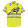 High Visibility Safety Short Sleeve Work Shirt Thumbnail