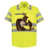 High Visibility Safety Short Sleeve Work Shirt Thumbnail