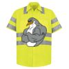 High Visibility Safety Short Sleeve Work Shirt Thumbnail