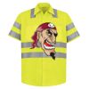 High Visibility Safety Short Sleeve Work Shirt Thumbnail