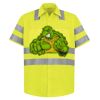 High Visibility Safety Short Sleeve Work Shirt Thumbnail