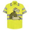 High Visibility Safety Short Sleeve Work Shirt Thumbnail