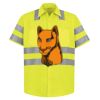 High Visibility Safety Short Sleeve Work Shirt Thumbnail