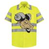 High Visibility Safety Short Sleeve Work Shirt Thumbnail