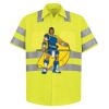 High Visibility Safety Short Sleeve Work Shirt Thumbnail