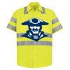 High Visibility Safety Short Sleeve Work Shirt Thumbnail