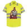 High Visibility Safety Short Sleeve Work Shirt Thumbnail