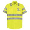 High Visibility Safety Short Sleeve Work Shirt Thumbnail