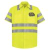 High Visibility Safety Short Sleeve Work Shirt Thumbnail