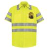 High Visibility Safety Short Sleeve Work Shirt Thumbnail