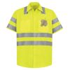 High Visibility Safety Short Sleeve Work Shirt Thumbnail