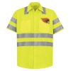 High Visibility Safety Short Sleeve Work Shirt Thumbnail