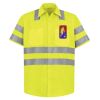 High Visibility Safety Short Sleeve Work Shirt Thumbnail