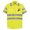 High Visibility Safety Short Sleeve Work Shirt Thumbnail