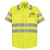 High Visibility Safety Short Sleeve Work Shirt Thumbnail