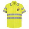 High Visibility Safety Short Sleeve Work Shirt Thumbnail