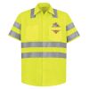 High Visibility Safety Short Sleeve Work Shirt Thumbnail