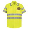 High Visibility Safety Short Sleeve Work Shirt Thumbnail